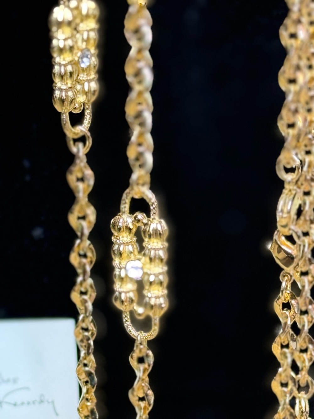 Camrose & Kross Gold-Tone Long 3pc Chain Necklace and Bracelet Set - Picture 11 of 15